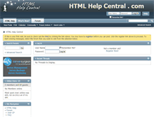 Tablet Screenshot of htmlhelpcentral.com